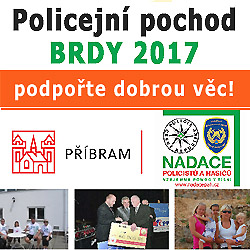 Policejní pochod Brdy: již příští sobotu, 20.5.2017!