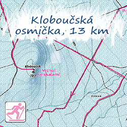 Kloboučská osmička - 1. naše běžkařská trasa pro sezónu 2017/2018 (mapa uvnitř!)