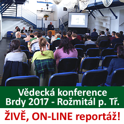 Sledujte s námi reportáž ŽIVĚ!  1. den Vědecké konference BRDY - KRAJINA, HISTORIE A LIDÉ.