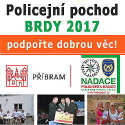 ObjevBrdy.cz se staly mediálním partnerem 1. ročníku Policejního pochodu Brdy 2017! 