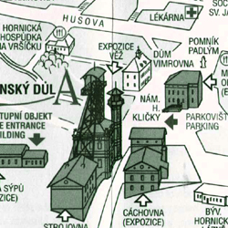 Čákova mapa Hornického muzea na Březových horách. Znáte? 