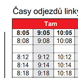 Město Příbram opět zkouší Brdský autobus MHD, linky 5B. Od června do září.