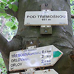 Pod Třemošnou (turistické rozcestí)